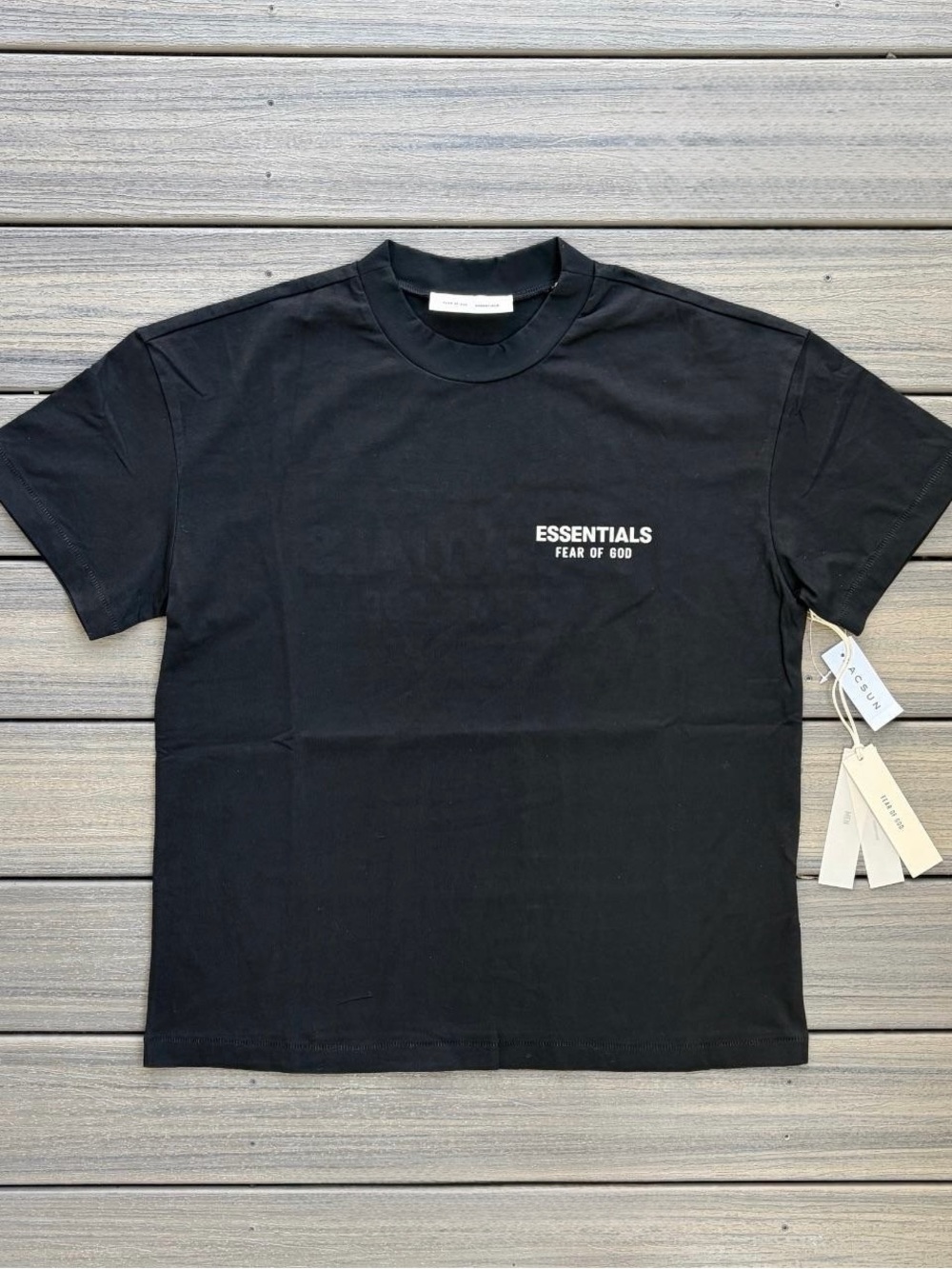 Fear Of God Essentials Black FW24 T-Shirt